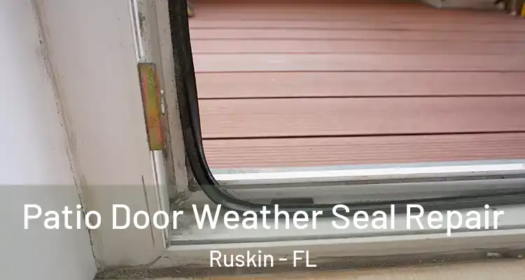 Patio Door Weather Seal Repair Ruskin - FL