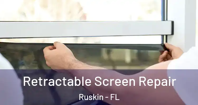 Retractable Screen Repair Ruskin - FL